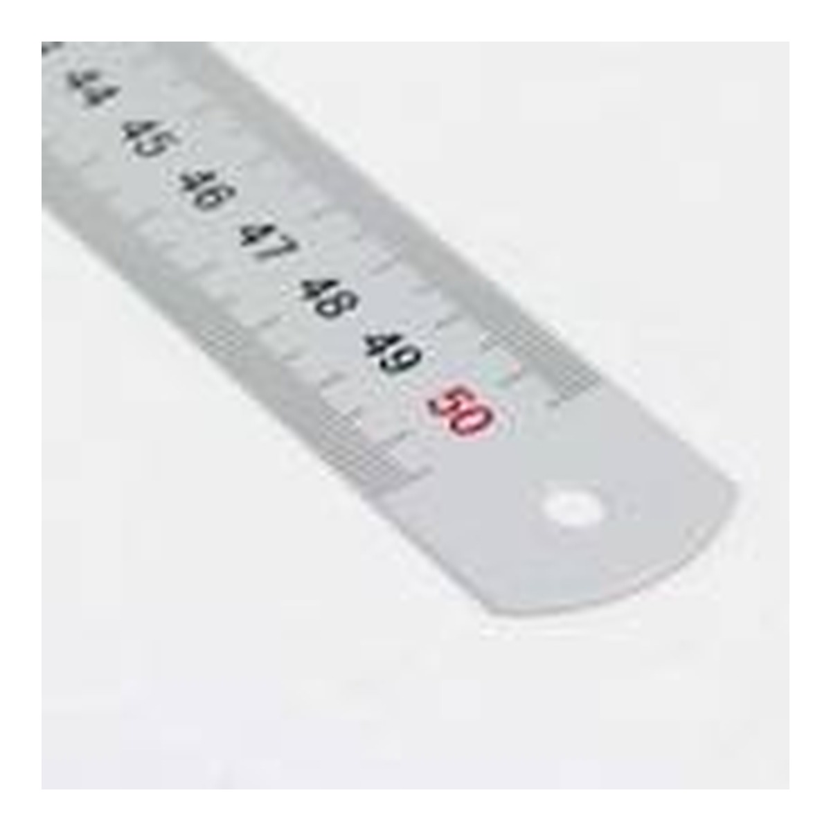 Réglet métallique en acier inoxydable de 50 cm