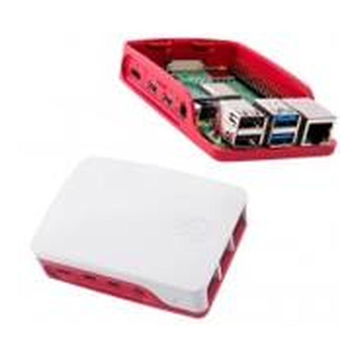 Boitier pour Raspberry pi 4 rouge/blanc