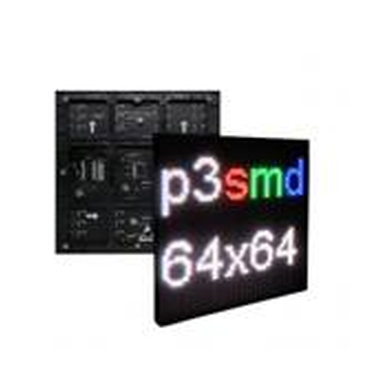 Carte d'affichage LED P3SMD 64*64