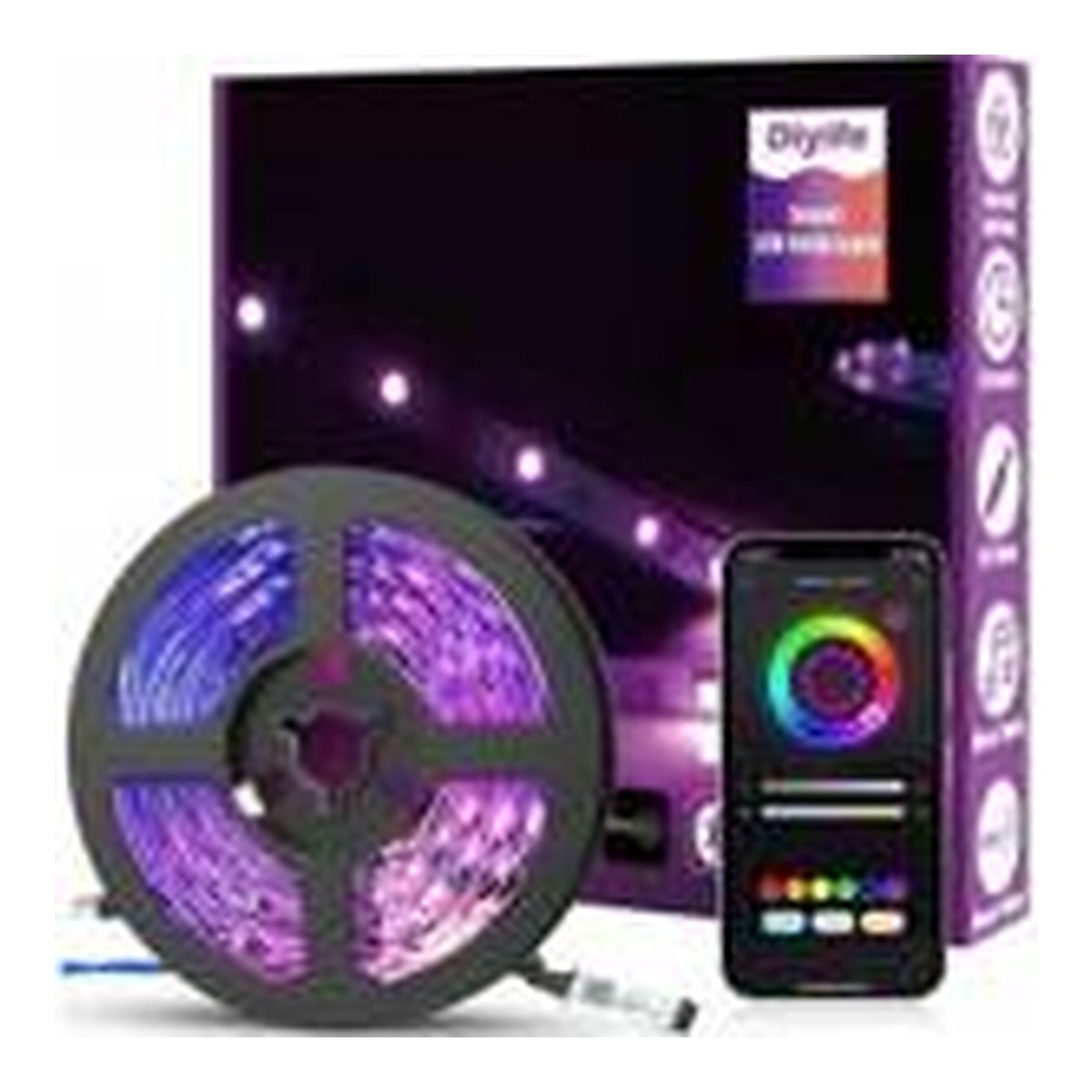 Kit de bandes lumineuses LED intelligentes