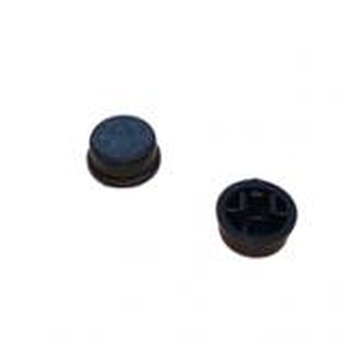 Bouchon bouton poussoir 12X12X7.3MM black