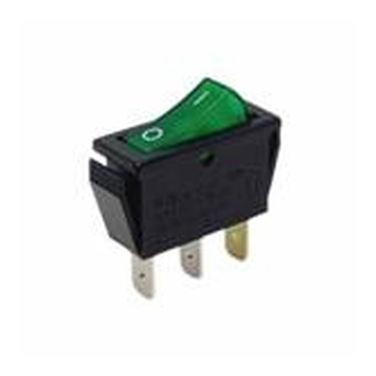 Interrupteur à bascule marche/arrêt Lumière VERT 3Pin SPST KCD3-104N 15A/250V 20A/125V