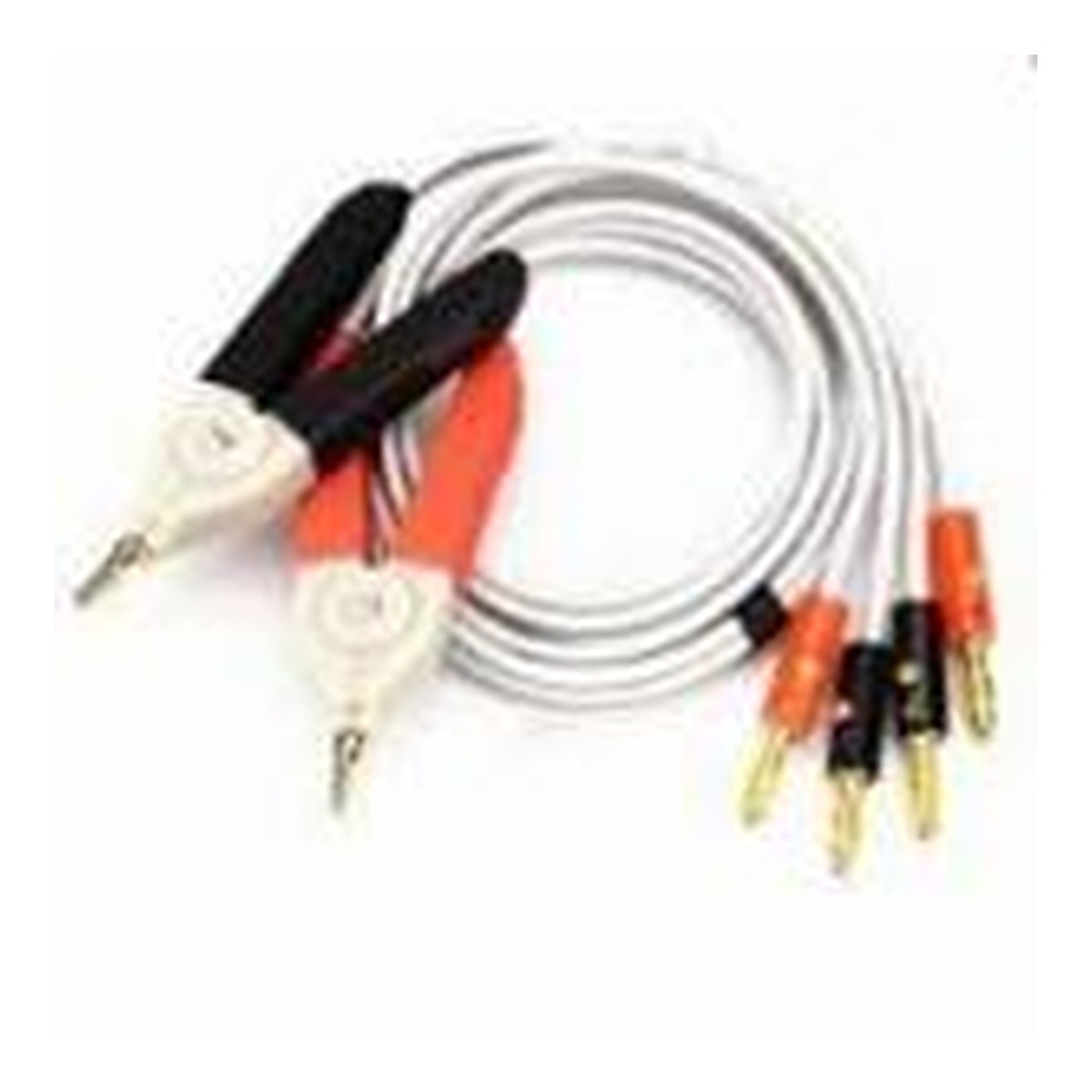 Cable de test 1000-20A d'agrafe de Kelvin, câble LCR avec pince et fiche banane 4mm
