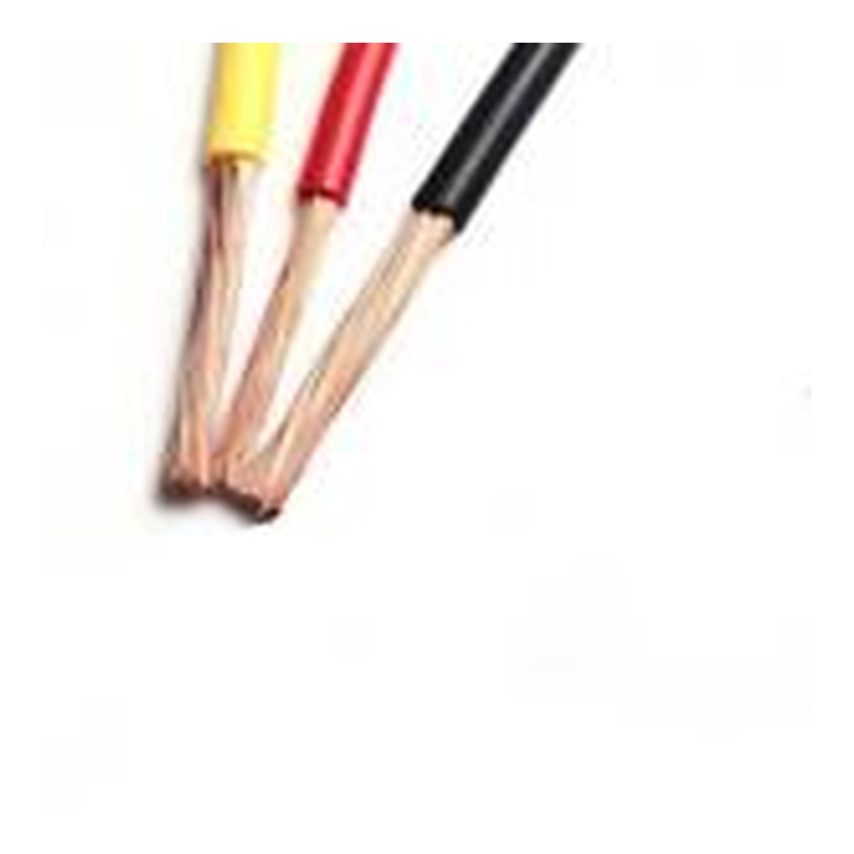 Câble électrique RV 0.5mm fil de cuivre pur, jaune, rouge, noir au mètre
