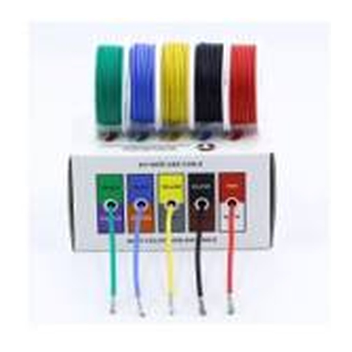 Fil de raccordement flexible en cuivre étamé et silicone 24 AWG