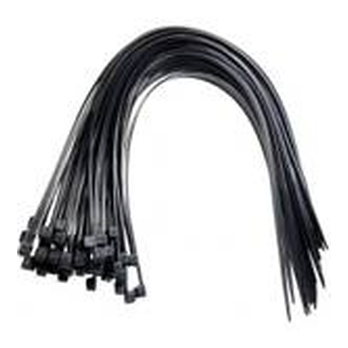 Pack colliers de serrage plastique noir, longs et larges, 8*720mm, 1000 pièces