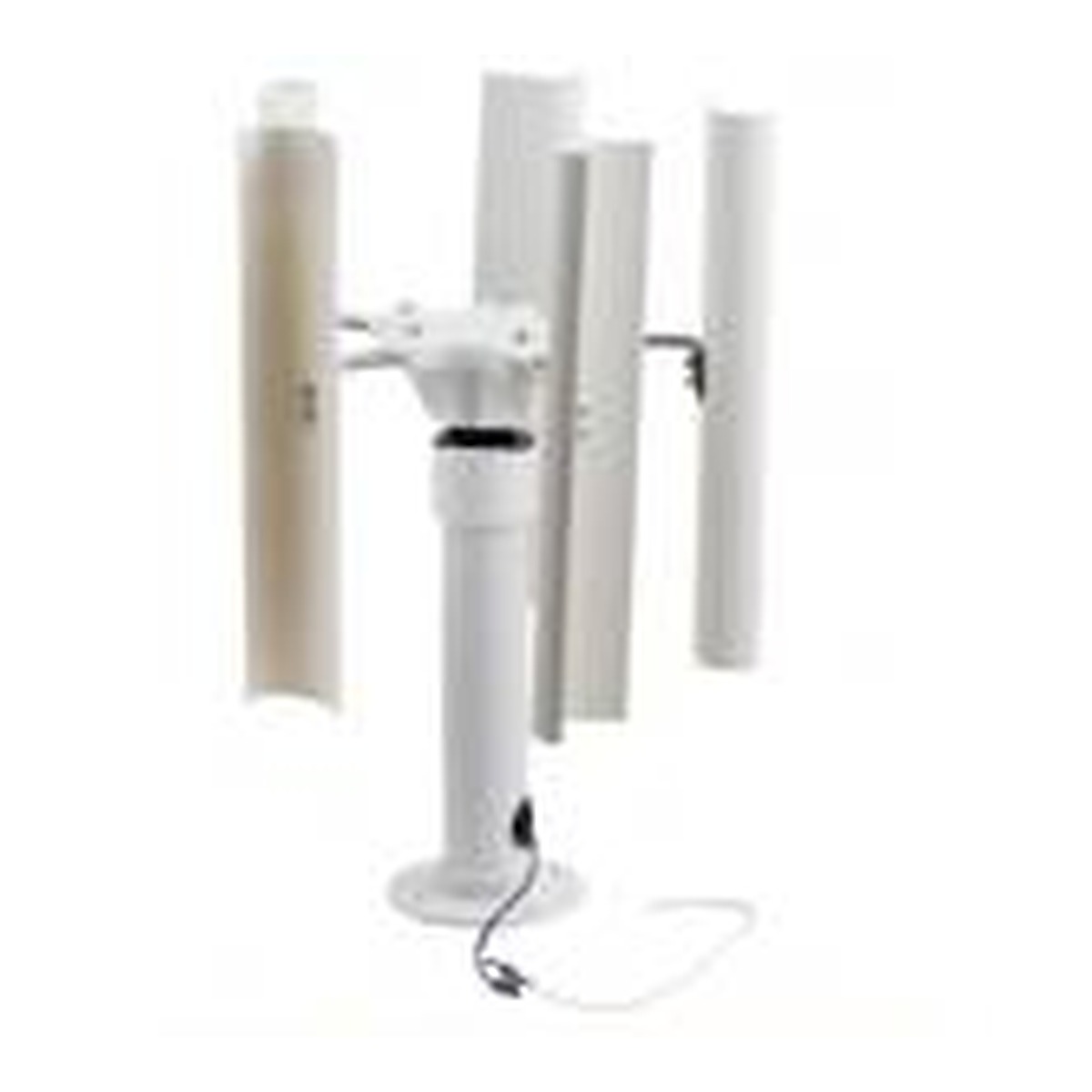 Mini-éolienne à axe vertical 5 pales avec générateur triphasé à aimants permanents – Kit DIY