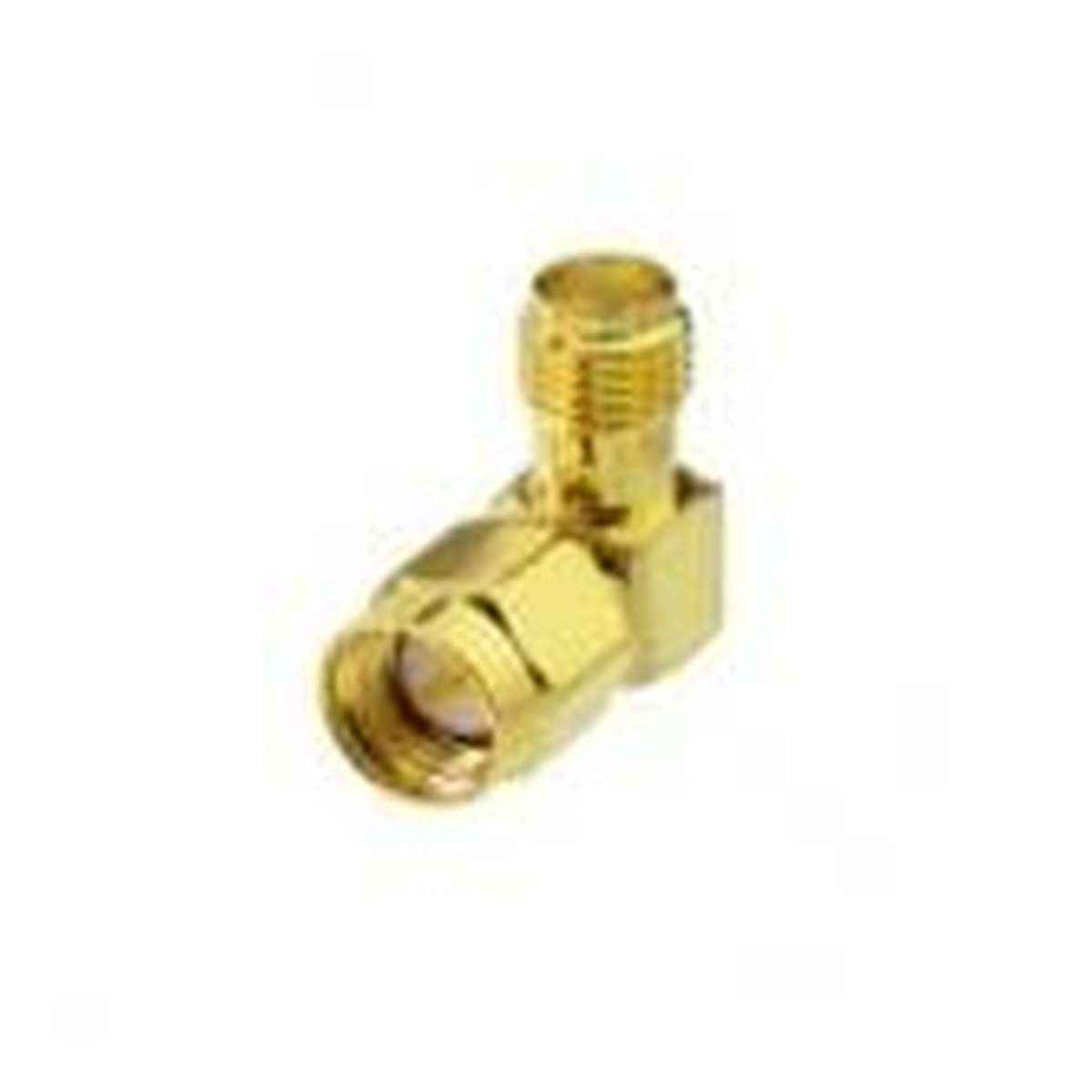 Adaptateur RF coaxial coudé 90° SMA mâle vers SMA femelle