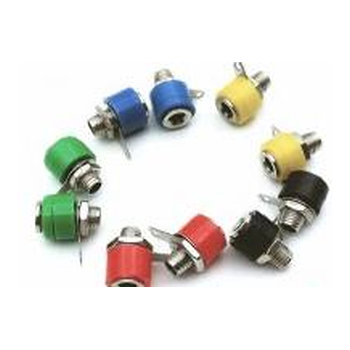 Bornes de raccordement banane de 4 mm