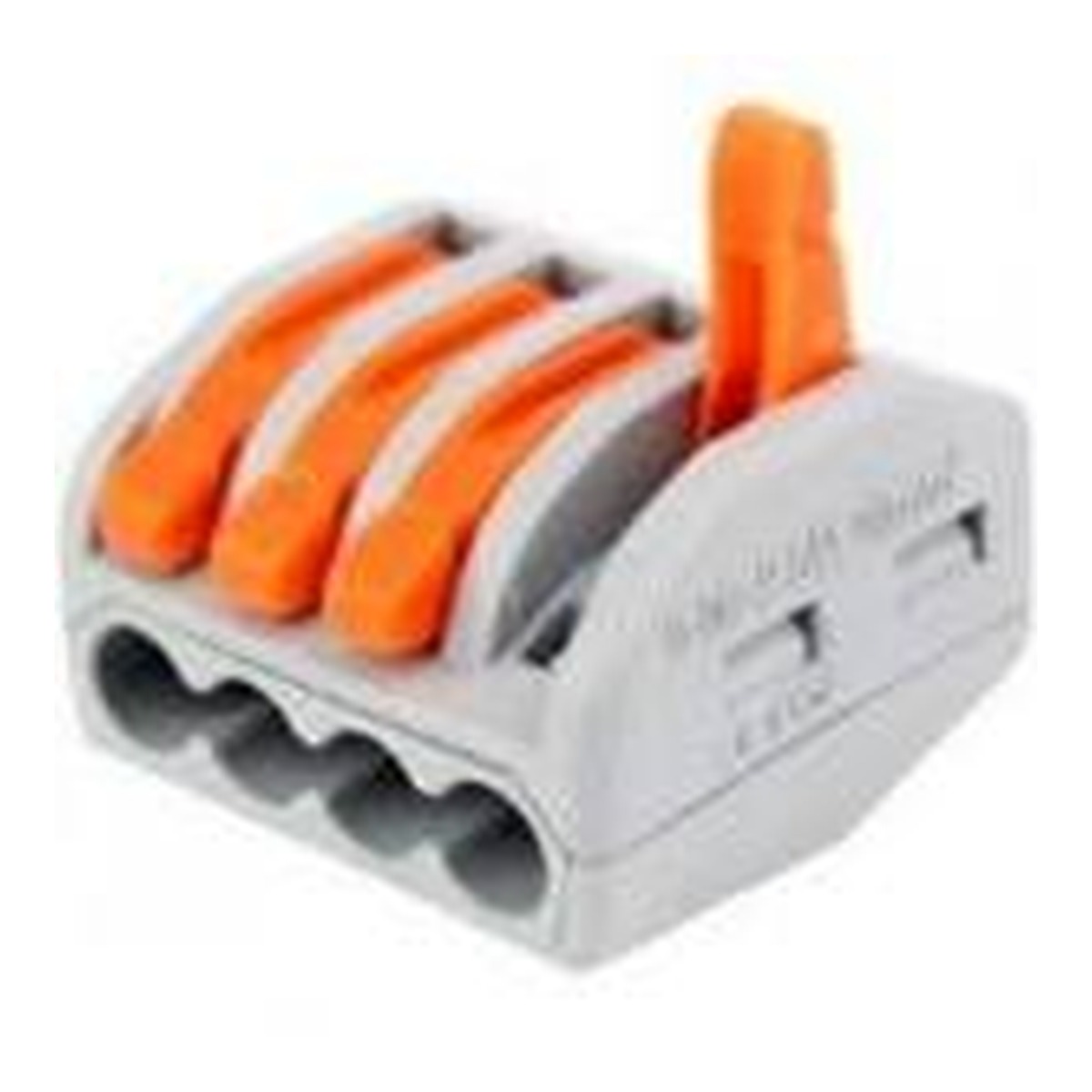 Bornier wago de connexion de fils 4 pôles PCT-214