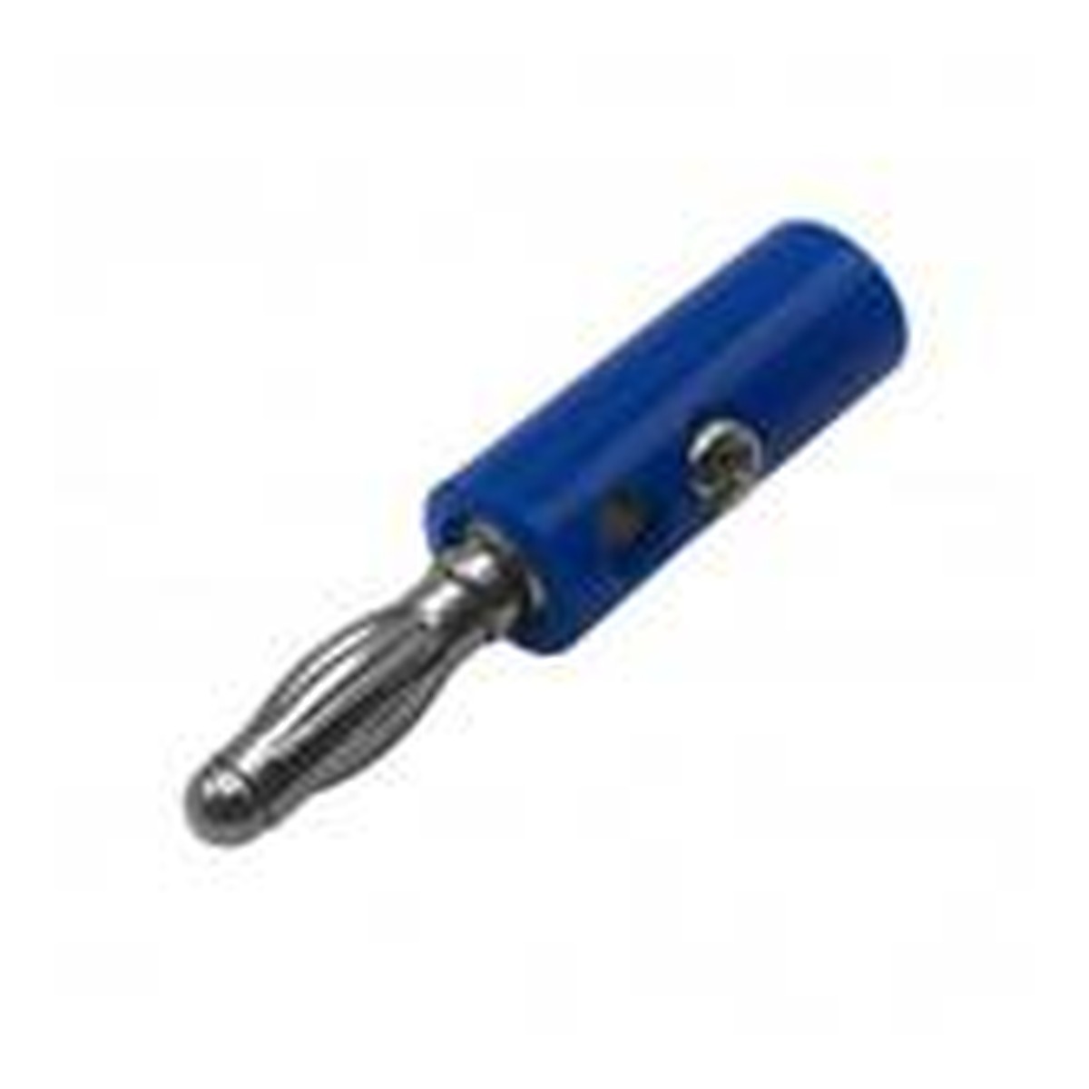 Fiche banane mâle 4 mm Bleu