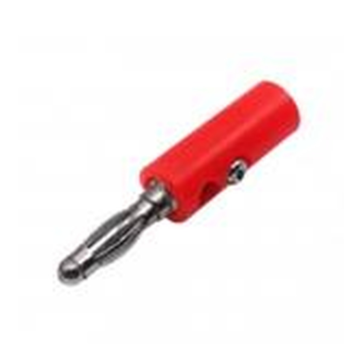 Fiche banane mâle 4 mm rouge