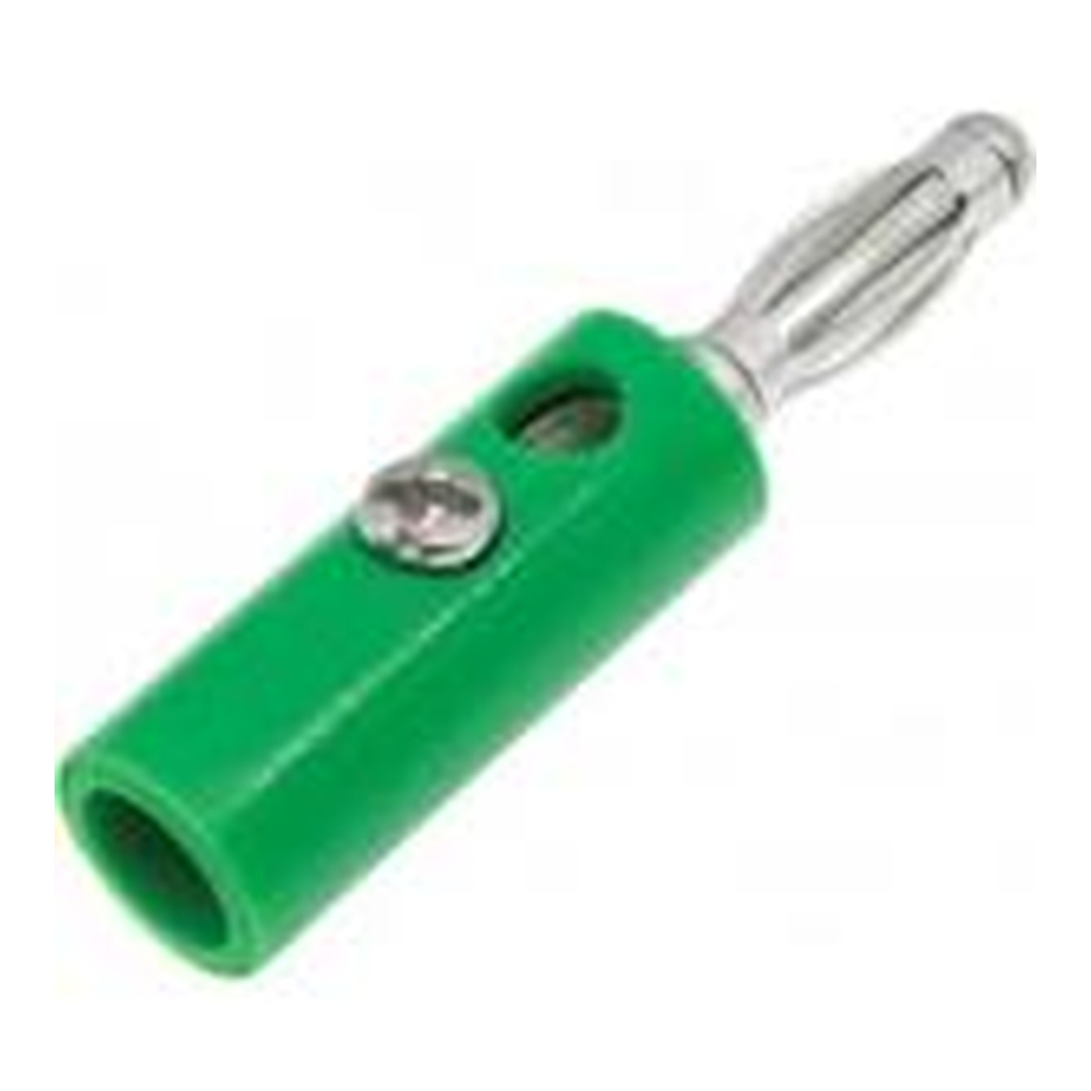 Fiche banane mâle 4 mm vert