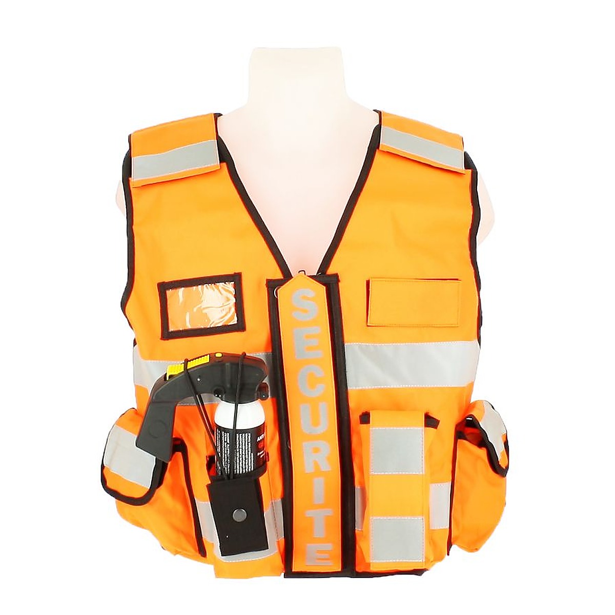Gilet haute visibilité orange