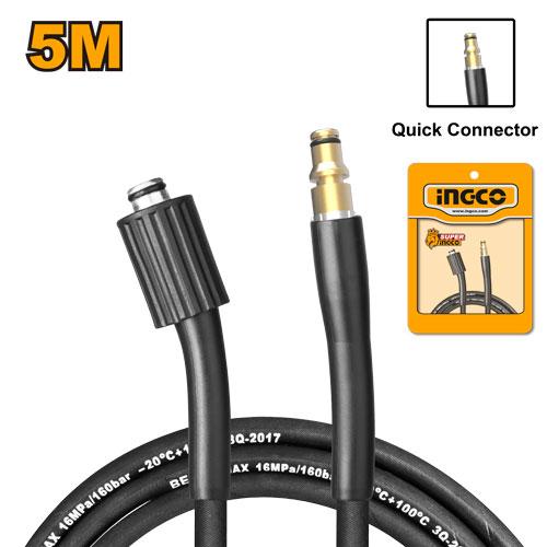 Tuyau haute pression connecteur rapide - 5m – INGCO