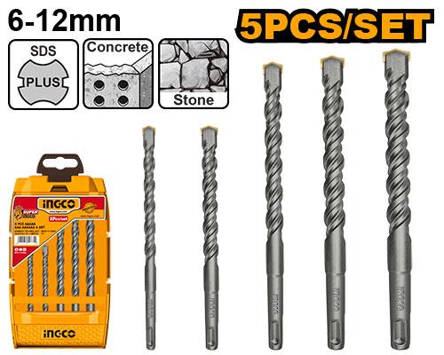 Jeu de 5 forets SDS plus – INGCO
