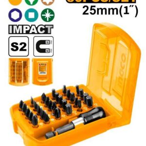 Jeu d'embouts 25mm 30pcs – INGCO - vue 1 - référence AKSD68303