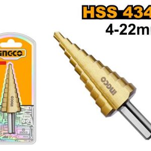 Foret conique étagé 4-22mm – INGCO - vue 1 - référence AKSDS42203