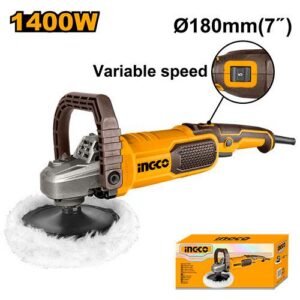 Polisseuse 180mm 1400W – INGCO - vue 1 - référence AP140016