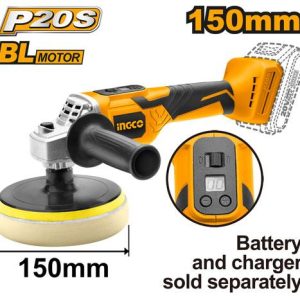 Polisseuse lithium-ion 20V sans batteriechargeur – INGCO - vue 1 - référence APLI2001