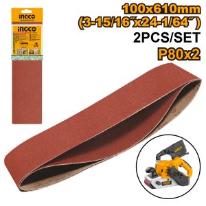 Jeu feuilles abrasives – INGCO - vue 1 - référence BSP020801