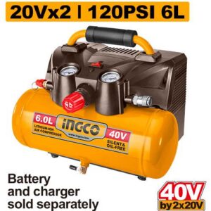 Compresseur d'air sans fil – INGCO - vue 1 - référence CACLI2003