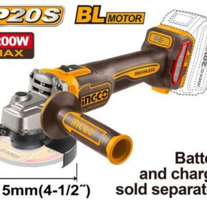 Meuleuse d'angle sans fil – INGCO – 20 V – CAGLI221153 - vue 1 - référence CAGLI221153