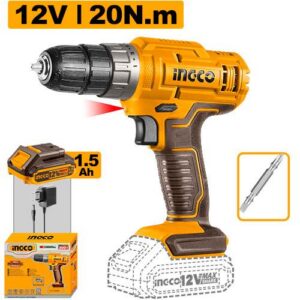 Perceuse sans fil – INGCO – 12V - vue 1 - référence CDLI1218