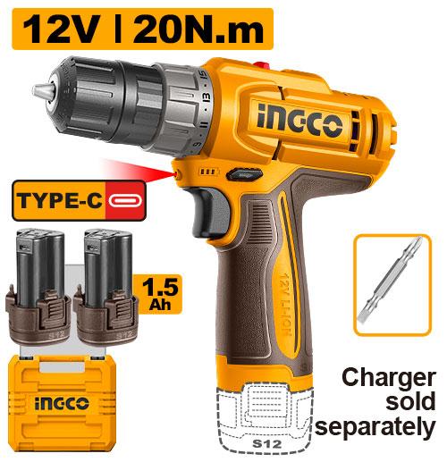 Perceuse 12V 20N.m – INGCO