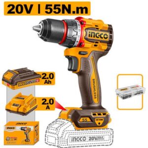 Visseuse 20V brushless 1 batterie INGCO - vue 1 - référence CDLI205582