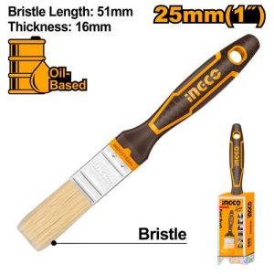 Pinceau pour peinture à l'huile 25mm Longueur des poils : 51 mm – INGCO - vue 1 - référence CHPTB8701