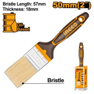 Pinceau pour peinture à l'huile 50mm Longueur des poils : 57 mm – INGCO - vue 1 - référence CHPTB8702