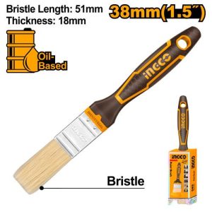 Pinceau pour peinture à l'huile 38mm Longueur des poils : 51 mm – INGCO - vue 1 - référence CHPTB8715