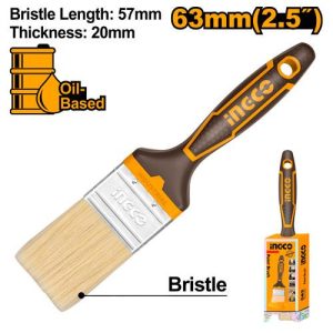 Pinceau pour peinture à l'huile 63mm Longueur des poils : 57 mm – INGCO - vue 1 - référence CHPTB8725