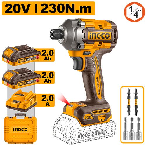 Visseuse a choc 20V 230N/M INGCO