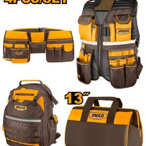 Ensemble de sacs à outils 4 pièces – INGCO - vue 1 - référence COS230908