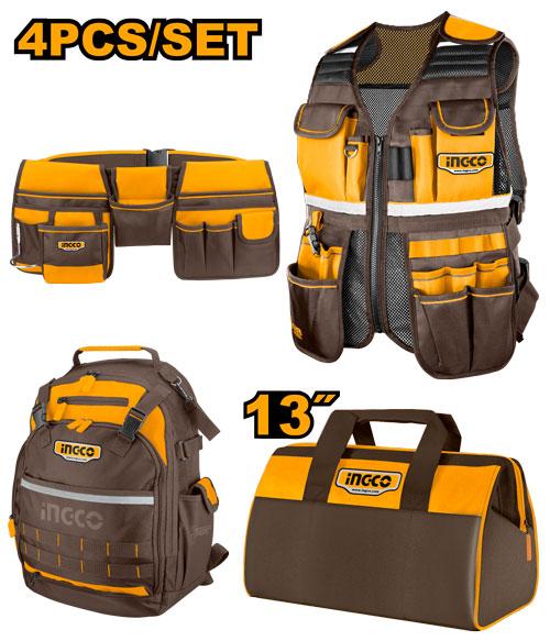 Ensemble de sacs à outils 4 pièces – INGCO