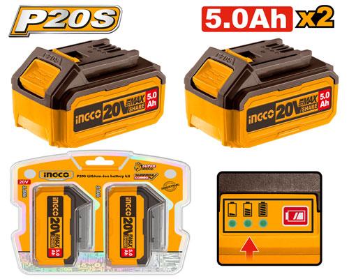 Kit de batterie lithium-ion P20S – INGCO