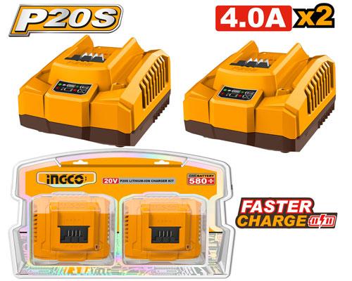Kit chargeur lithium-ion P20S – INGCO