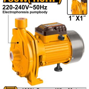 Pompe centrifuge 1 Hp Eau propre Cpm7508 H:30 – INGCO - vue 1 - référence CPM7508