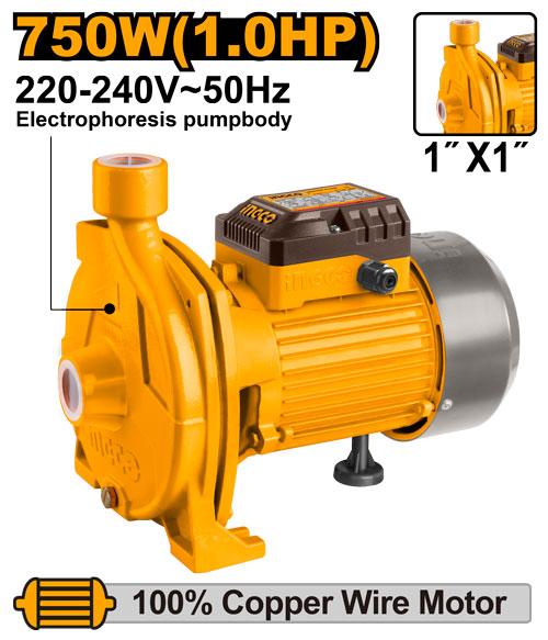 Pompe centrifuge 1 Hp Eau propre Cpm7508 H:30 – INGCO