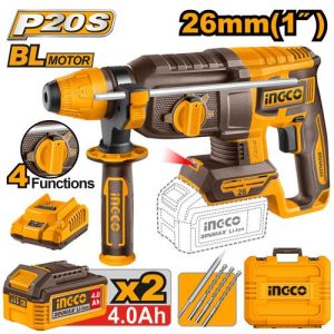 Marteau perforateur sans fil – INGCO – 20 V – CRHLI202682 - vue 1 - référence CRHLI202682