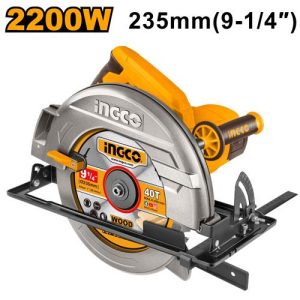 Scie circulaire – INGCO – 220-240 V ~ 50/60 Hz - vue 1 - référence CS23522