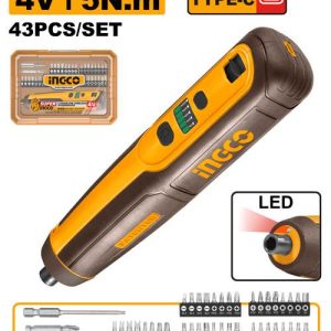 Tournevis sans fil INGCO – 4V - vue 1 - référence CSDLI04062