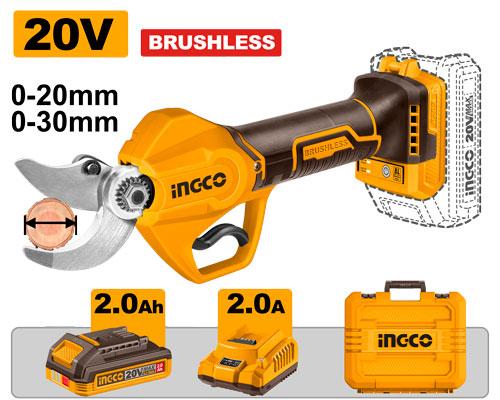 Cisaille droite 20V 1Batterie – INGCO