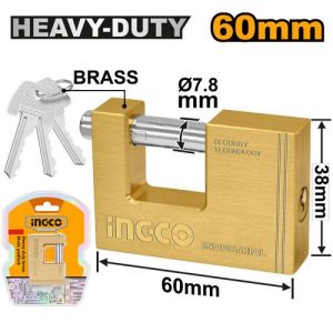 Cadenas 60mm Heavy duty 280g – INGCO - vue 1 - référence DBBPL0602