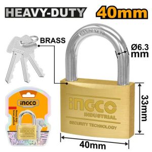 Cadenas 40mm Heavy duty – INGCO - vue 1 - référence DBPL0402