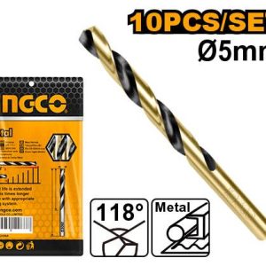 Foret 5.0mm HSS – INGCO - vue 1 - référence DBT1100503