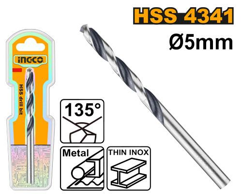 Foret 5mm HSS 4341 – INGCO