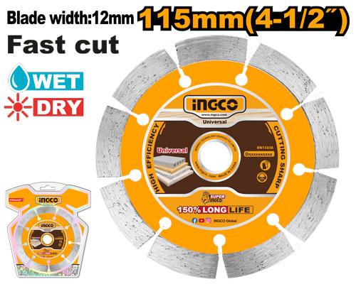 Disque diamanté à sec – INGCO DMD0111513